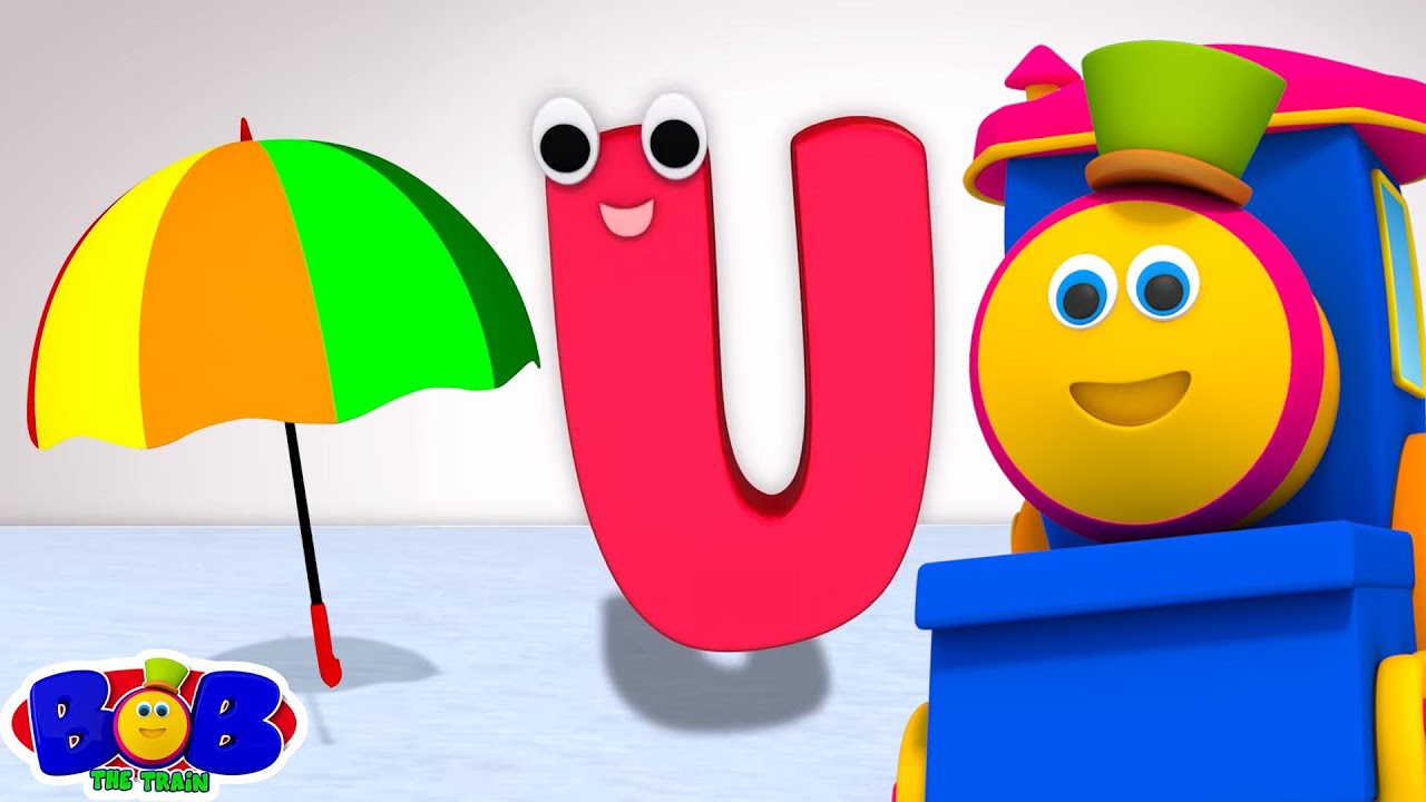 Letter U Song, Sounds & Letters, Learning Alphabets with Bob The Train