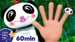 Panda Finger Family +More Nursery Rhymes and Kids Songs | Little Baby Bum