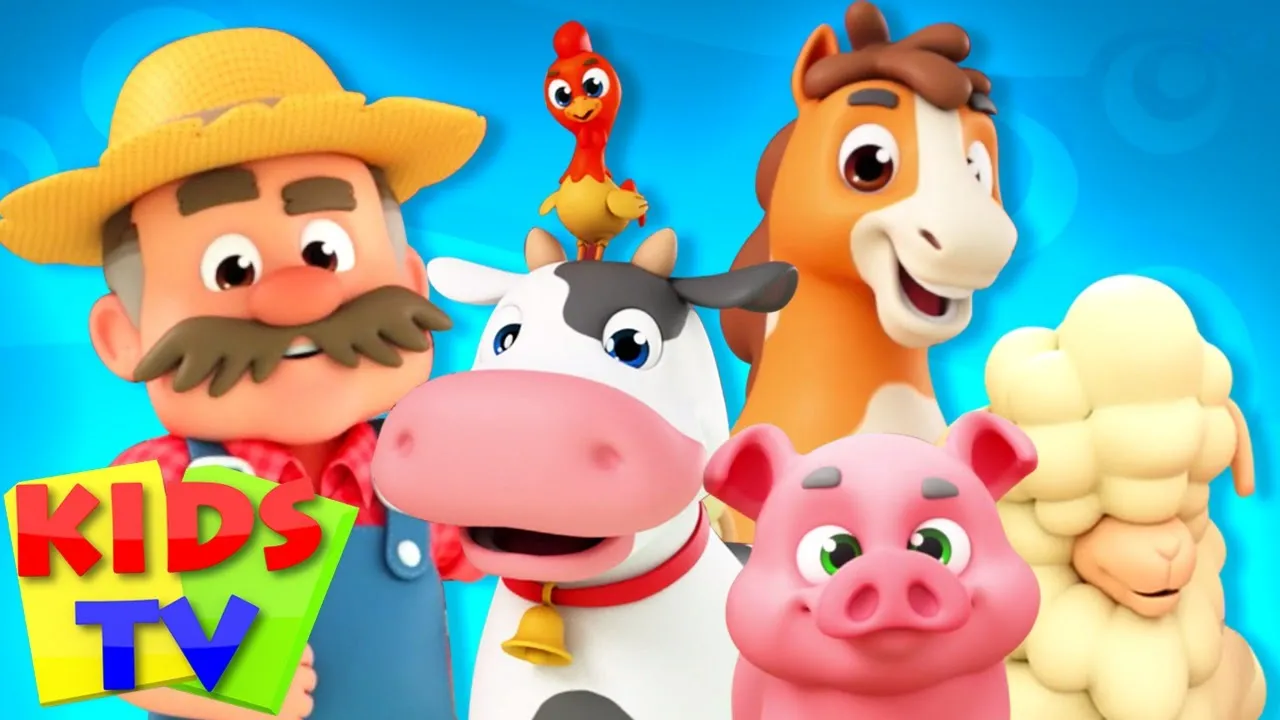 Old Macdonald had a Farm | Kids Tv Nursery Rhymes | Super Supremes Cartoons | Baby Songs
