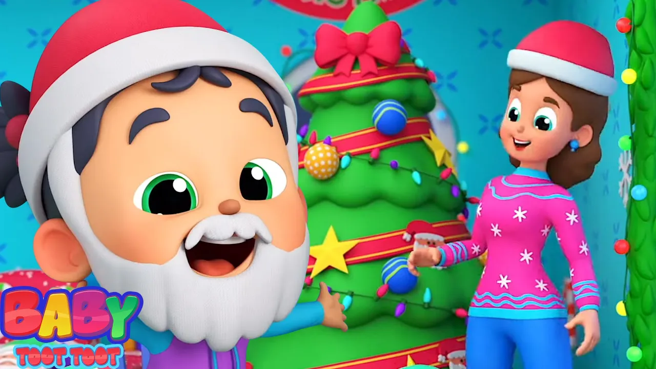 Up On The Roof Top Christmas Music & Song by Baby Toot Toot backdrop
