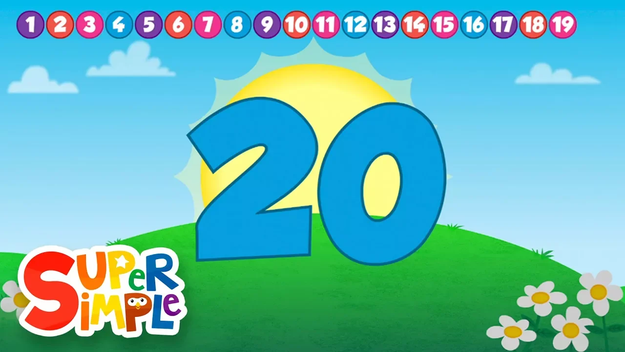 Count And Move (HD) | Super Simple Songs background