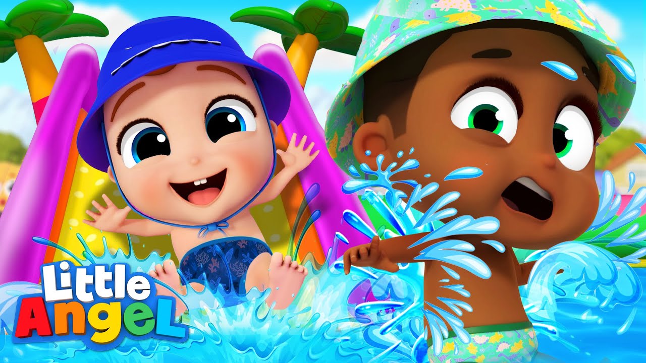 Play Outside At The Beach | Little Angel Kids Songs & Nursery Rhymes