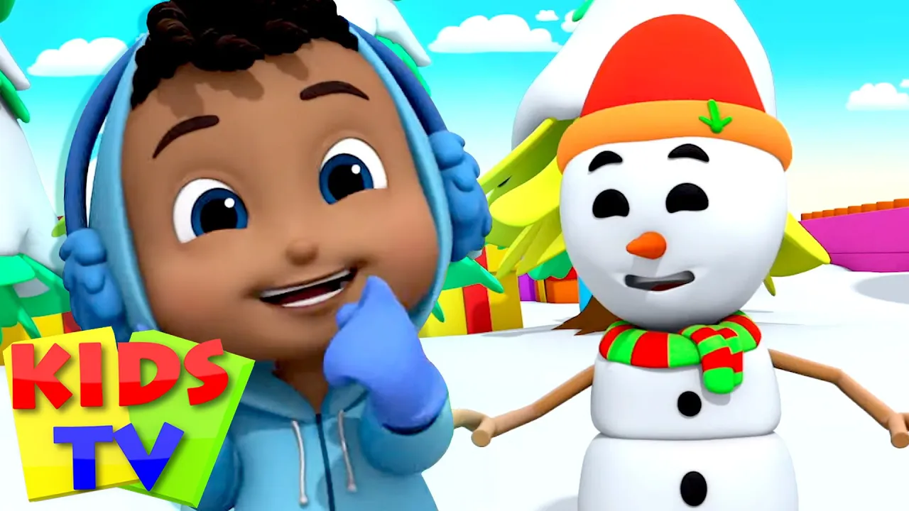 Let's Build A Snowman | Snowman Song | Christmas Song for Babies | Boom Buddies | Kids TV Songs background