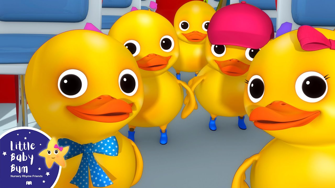 Ducks on the Bus, Bus Wash Song | Little Baby Bum - Nursery Rhymes for Kids | Baby Song 123 backdrop
