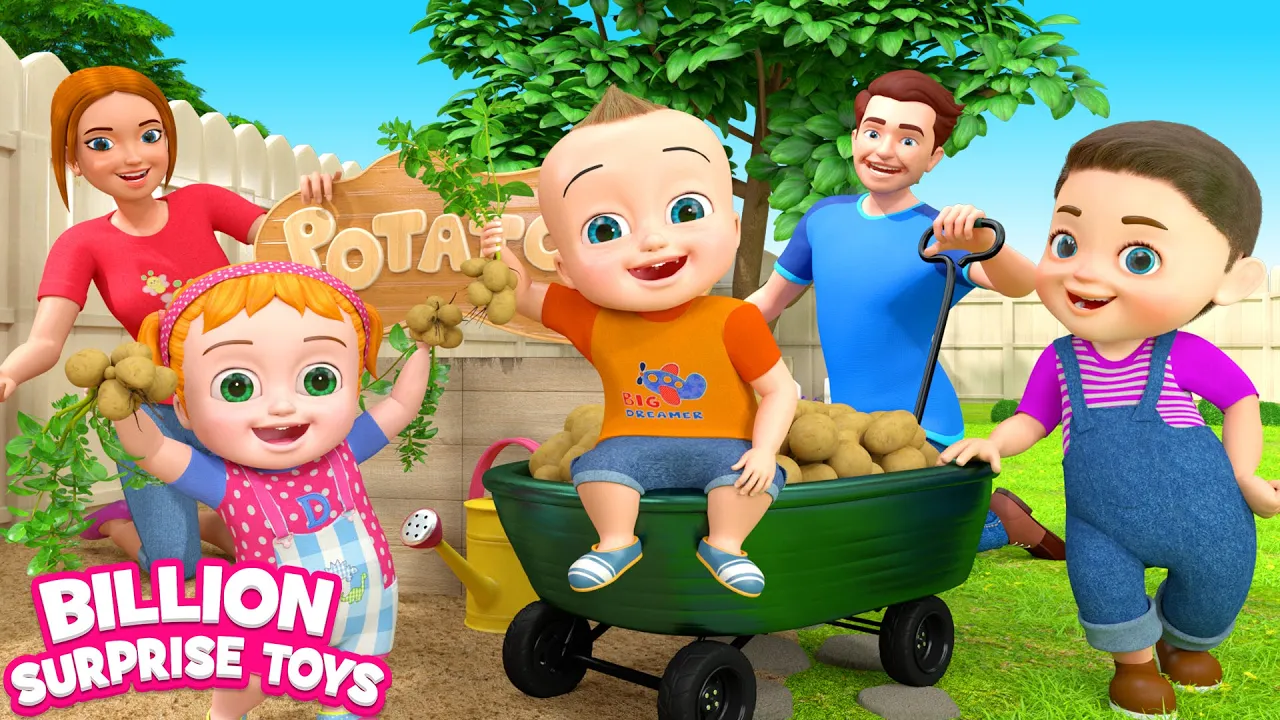 Potato Song | Babies Learning how to count! Best English Songs for Kids & Cartoon | BST Kids
