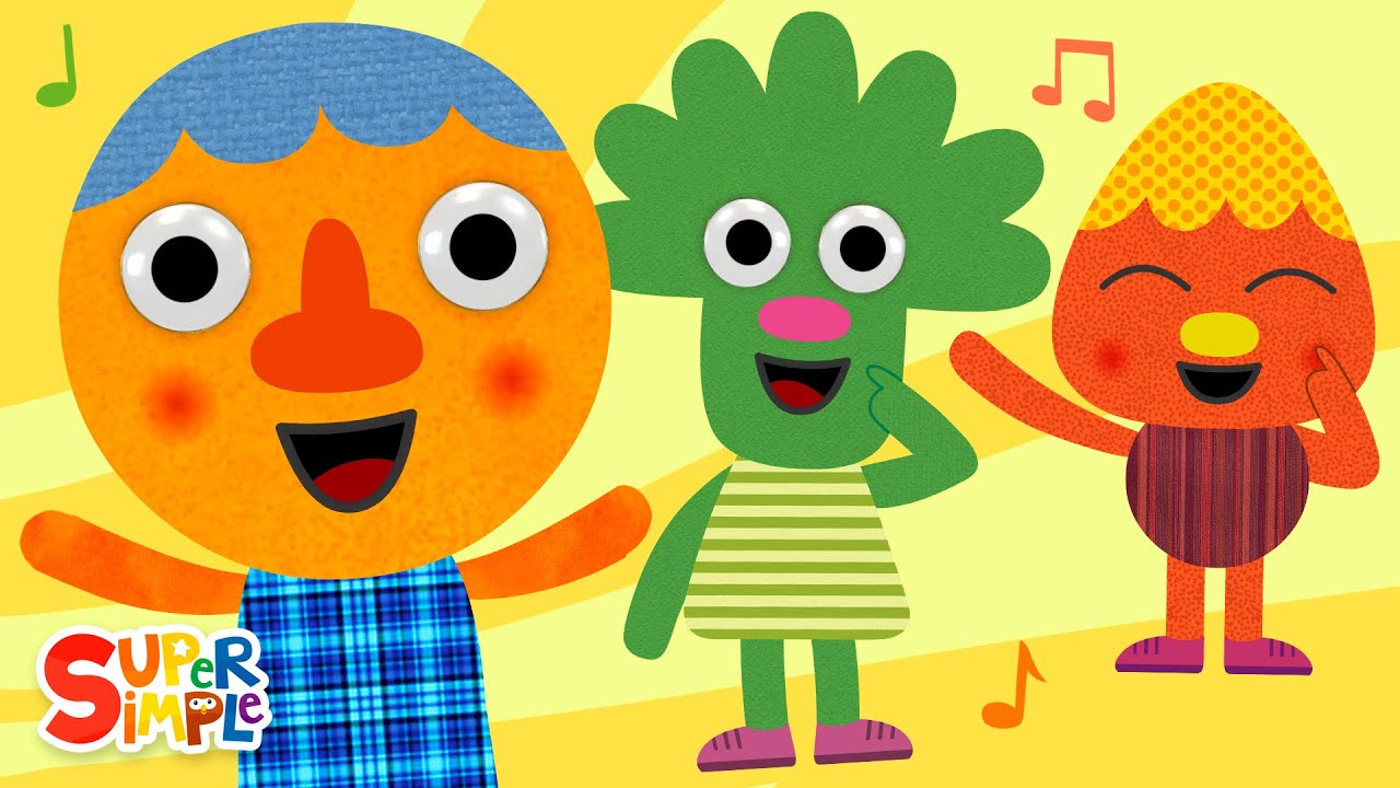 This Is A Happy Face | ft. Noodle & Pals | Super Simple Songs background