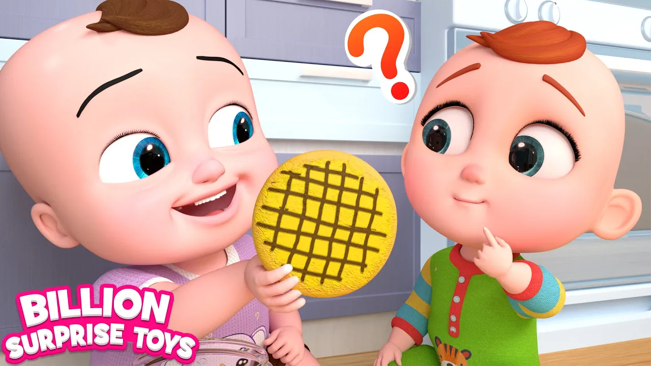 Kids Learning Different Shapes with Cookies! Educational Kids Video - BillionSurpriseToys