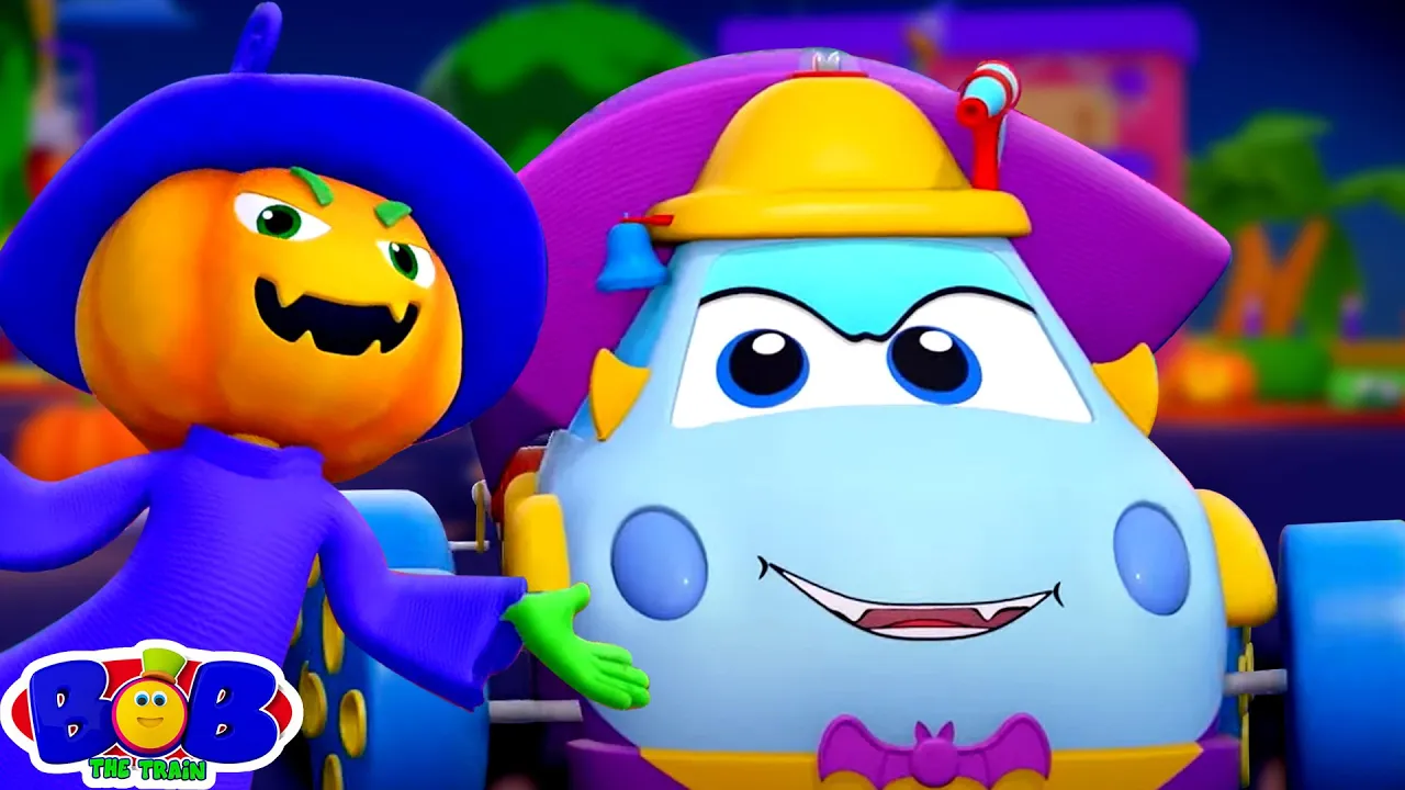 Jack O Lantern Halloween Songs & Spooky Cartoon by Bob The Train