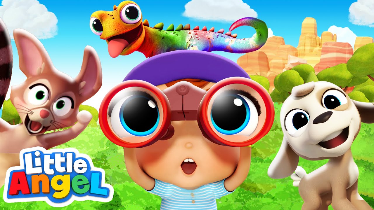 Animals at the Grand Canyon | Little Angel Kids Songs & Nursery Rhymes