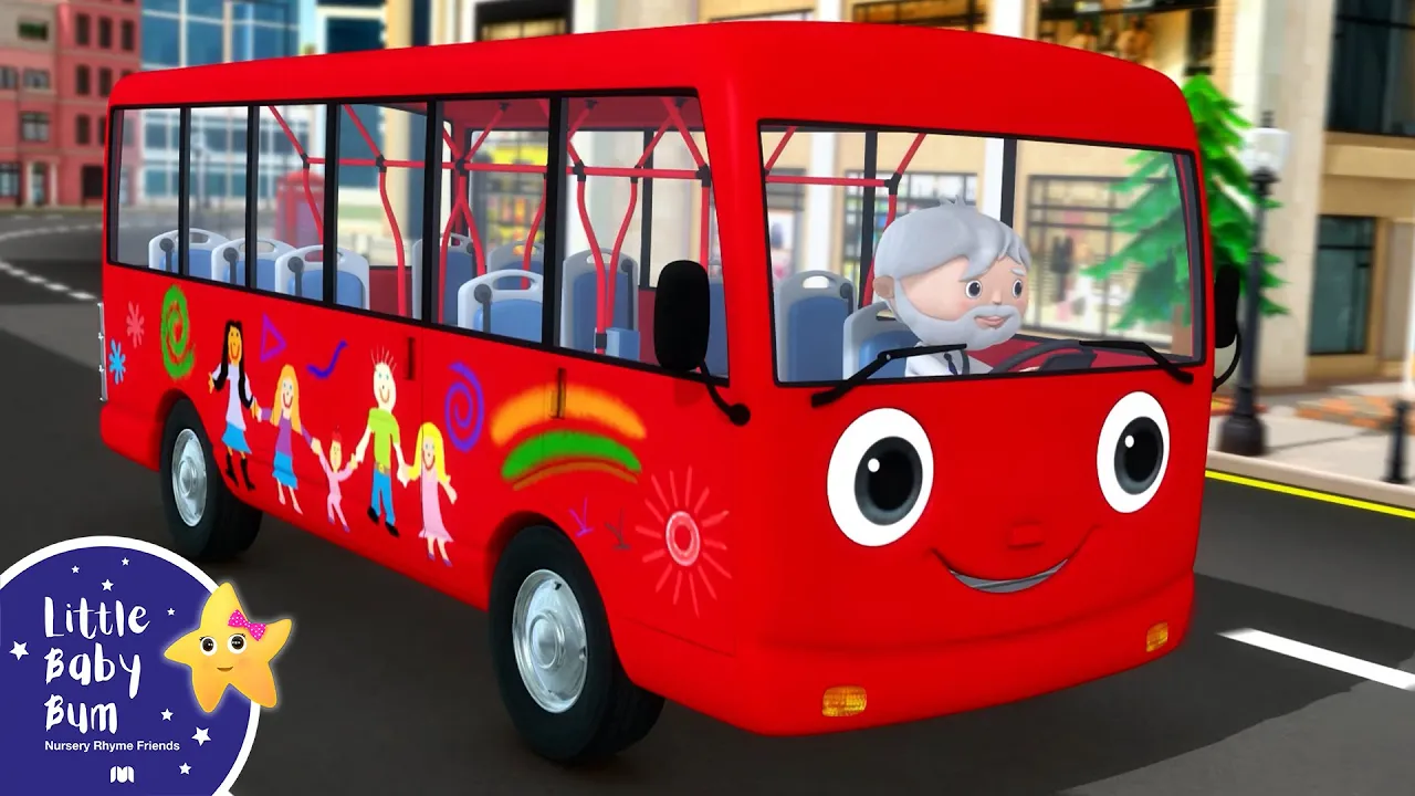 Color Bus! | Little Baby Bum - New Nursery Rhymes for Kids background