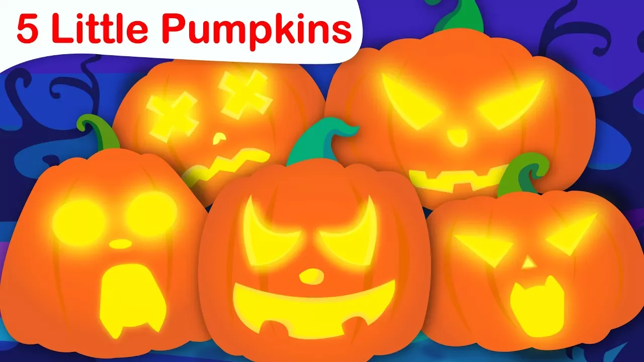 Five Little Pumpkins | Halloween Songs | Nursery Rhymes and Fun Songs for Kids by Little Angel background
