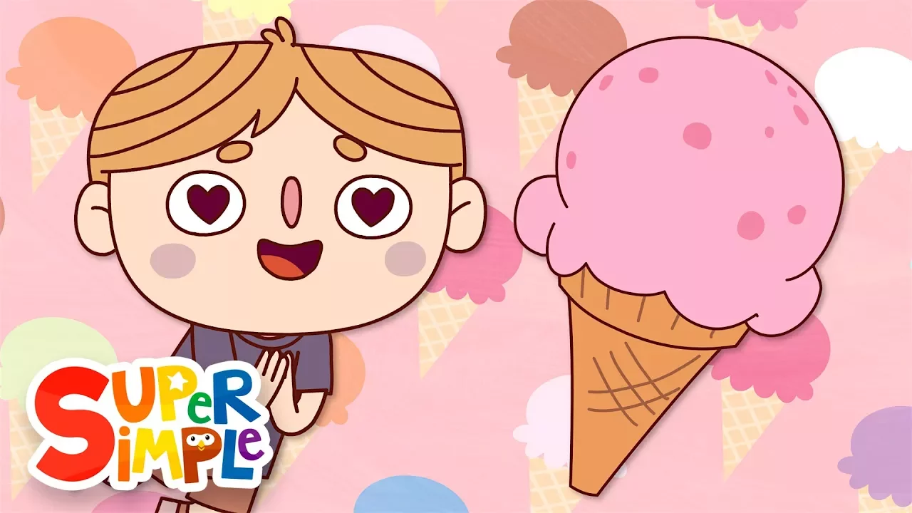 The Ice Cream Song | Kids Songs | Super Simple Songs background