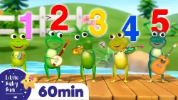 5 Little Speckled Frogs +More Nursery Rhymes and Kids Songs | Little Baby Bum