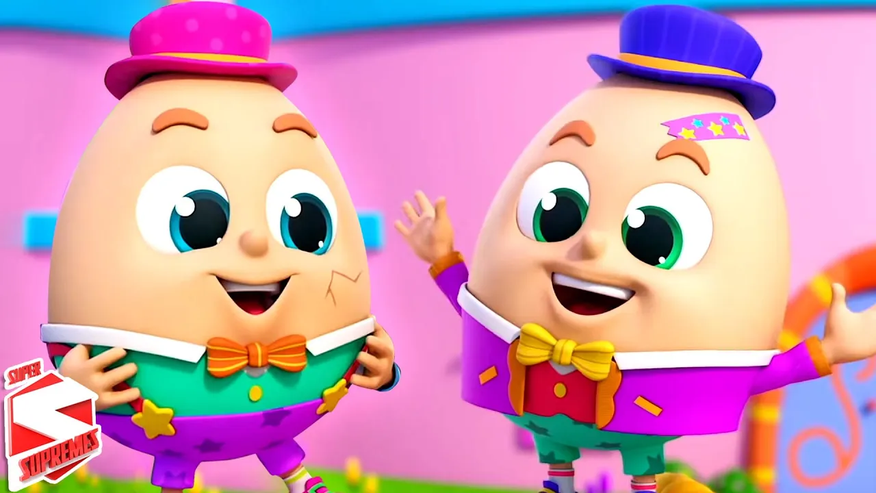 Humpty Dumpty Nursery Rhyme & Cartoon Videos for Children by Super Supremes background