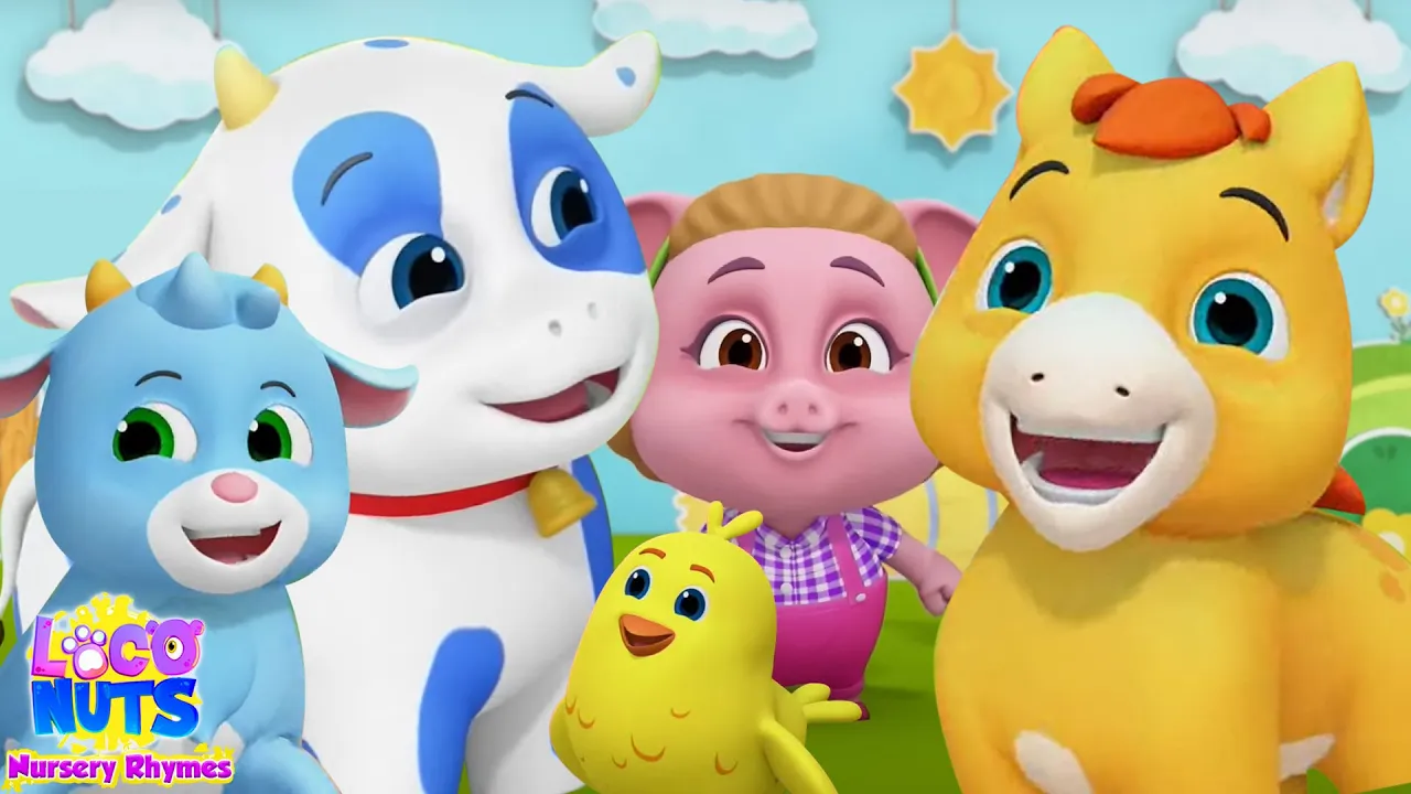 Old Macdonald Had A Farm - Animal Song and Nursery Rhyme for Kids