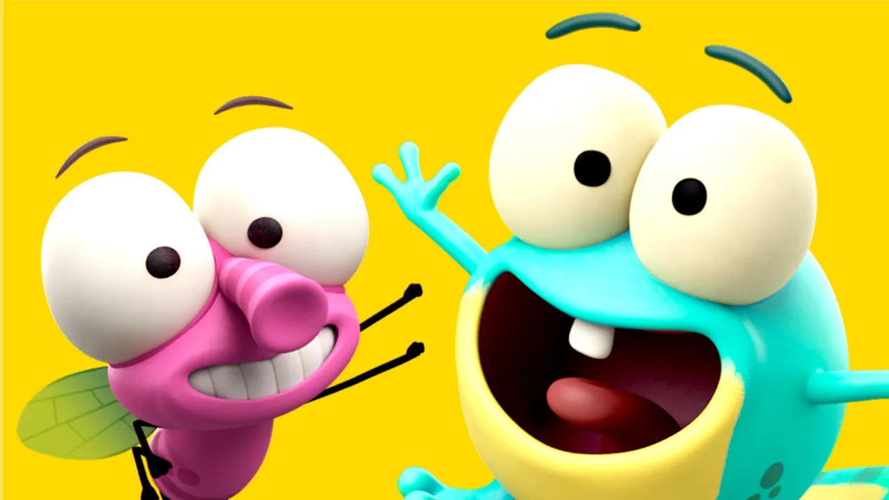 Hop and Zip Funny Animated Silent Comedy Cartoon Videos for Kids background