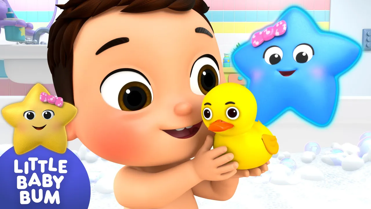 Baby Max's Bubble Bath ⭐Baby Max Splashy Time! LittleBabyBum - Nursery Rhymes for Kids