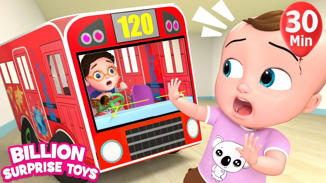 Wheels on the Bus - BillionSurpriseToys Nursery Rhymes, Kids Songs