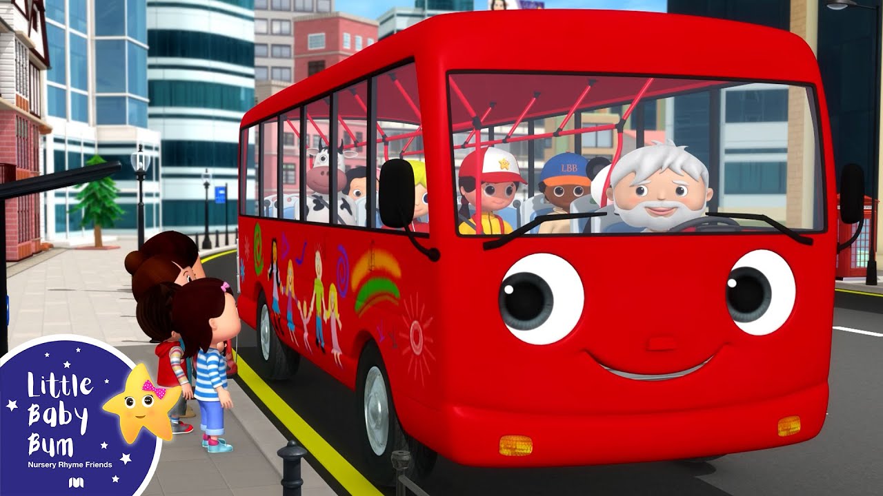 Wheels On The Bus- Baby Version! | Little Baby Bum - New Nursery Rhymes for Kids background