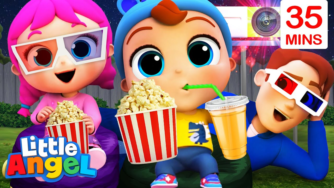 Movie Night Song + more Little Angel Kids Songs & Nursery Rhymes