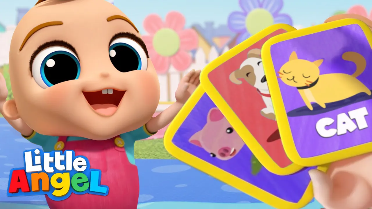 Animal Sounds Song | Little Angel Kids Songs & Nursery Rhymes