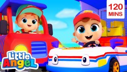 Wheels On The Truck + More  Kids Songs & Nursery Rhymes by Little Angel