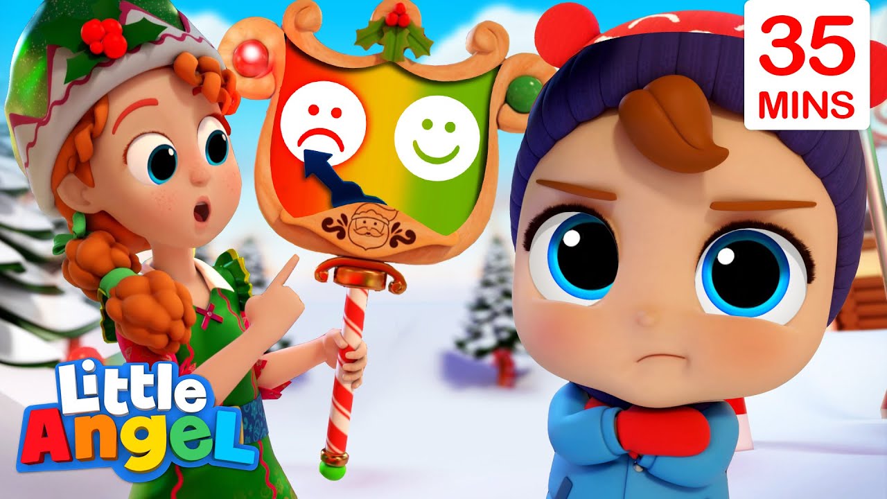Naughty or Nice (Christmas Song) + More Little Angel Kids Songs & Nursery Rhymes