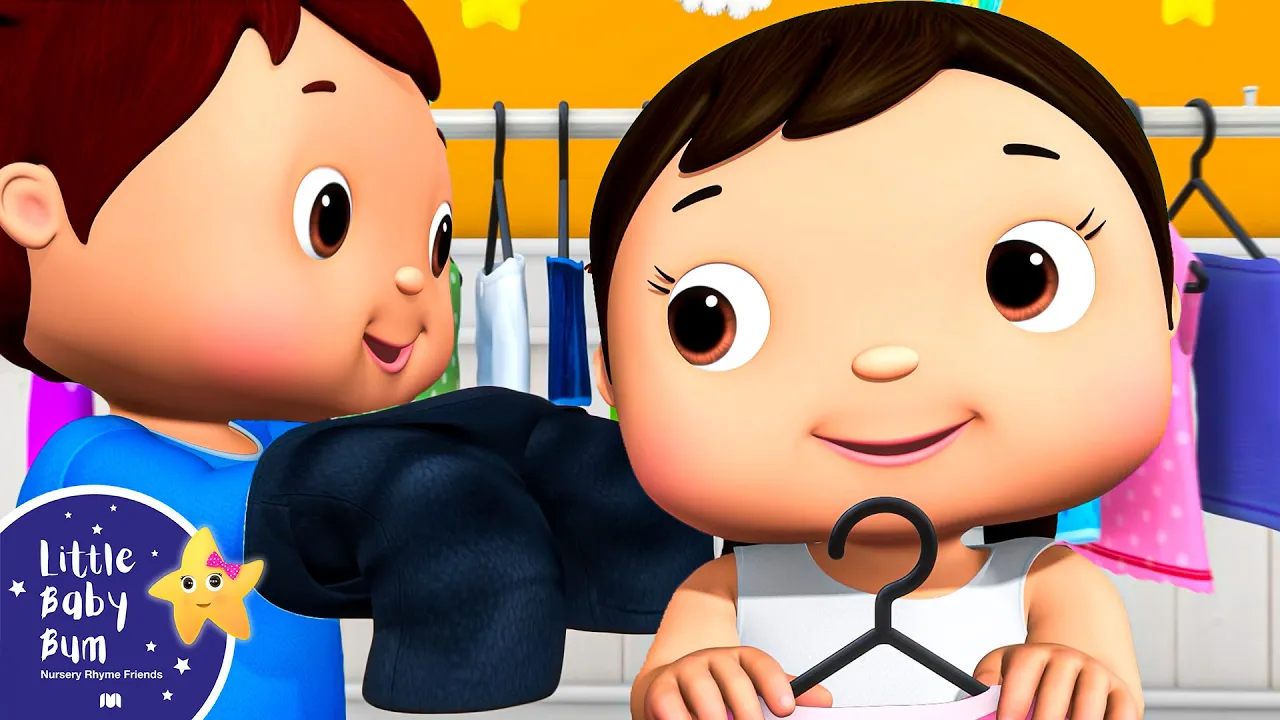 Learning to get dressed! I See You! | Little Baby Bum - Nursery Rhymes for Kids | 123 Kids background