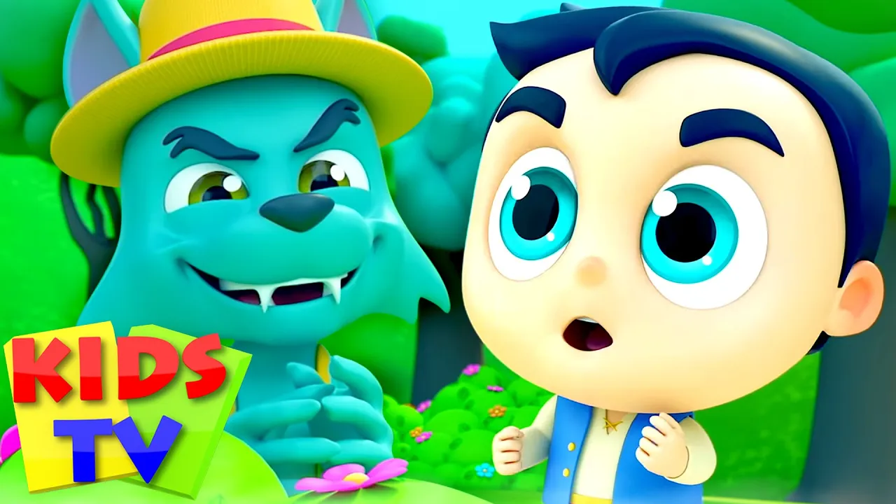 The Boy Who Cried Wolf Story | Wolf Song + More Stories for Kids & Children Cartoon - Kids Tv