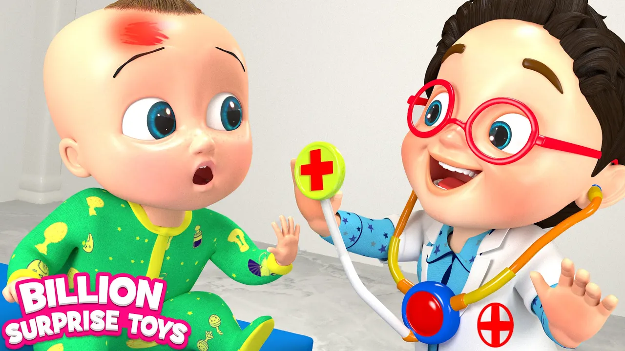 Doctor Pretend Play - BillionSurpriseToys Nursery Rhymes, Kids Songs background
