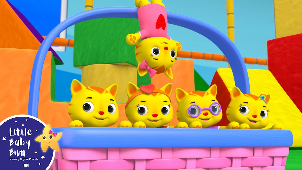 5 Little Kittens! | Little Baby Bum - New Nursery Rhymes for Kids background