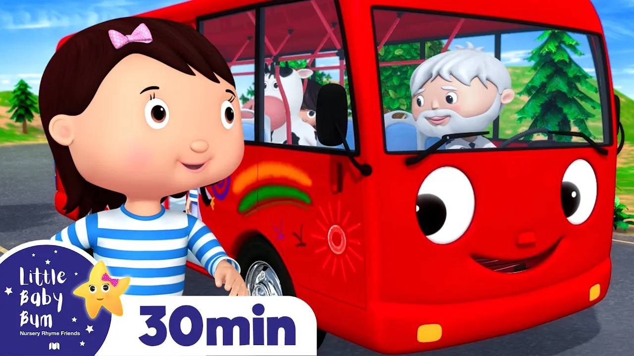 Wheels On The Bus +More Nursery Rhymes and Kids Songs | Little Baby Bum
