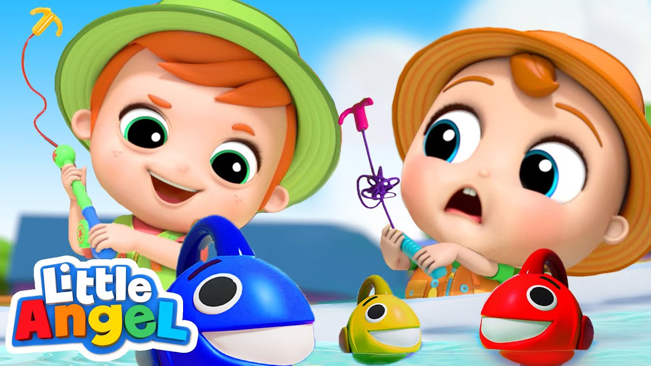 10 Little Fishies Song + More Kids Songs & Nursery Rhymes | Little Angel