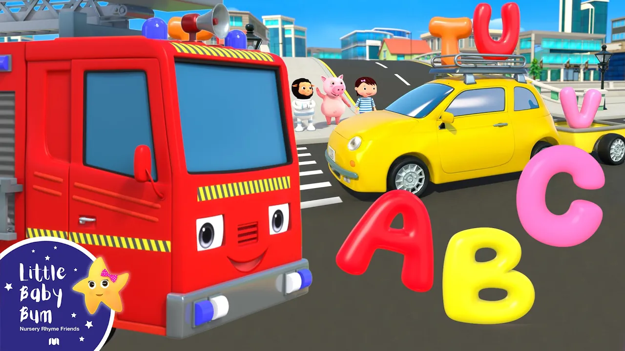 ABC Wheels On The Bus! | Little Baby Bum - Nursery Rhymes for Kids | Baby Song 123 background