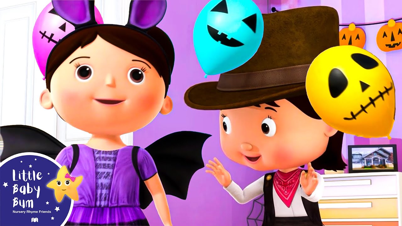 Trick or Treat, It's Halloween! | Little Baby Bum - Nursery Rhymes for Kids | Baby Song 123 background