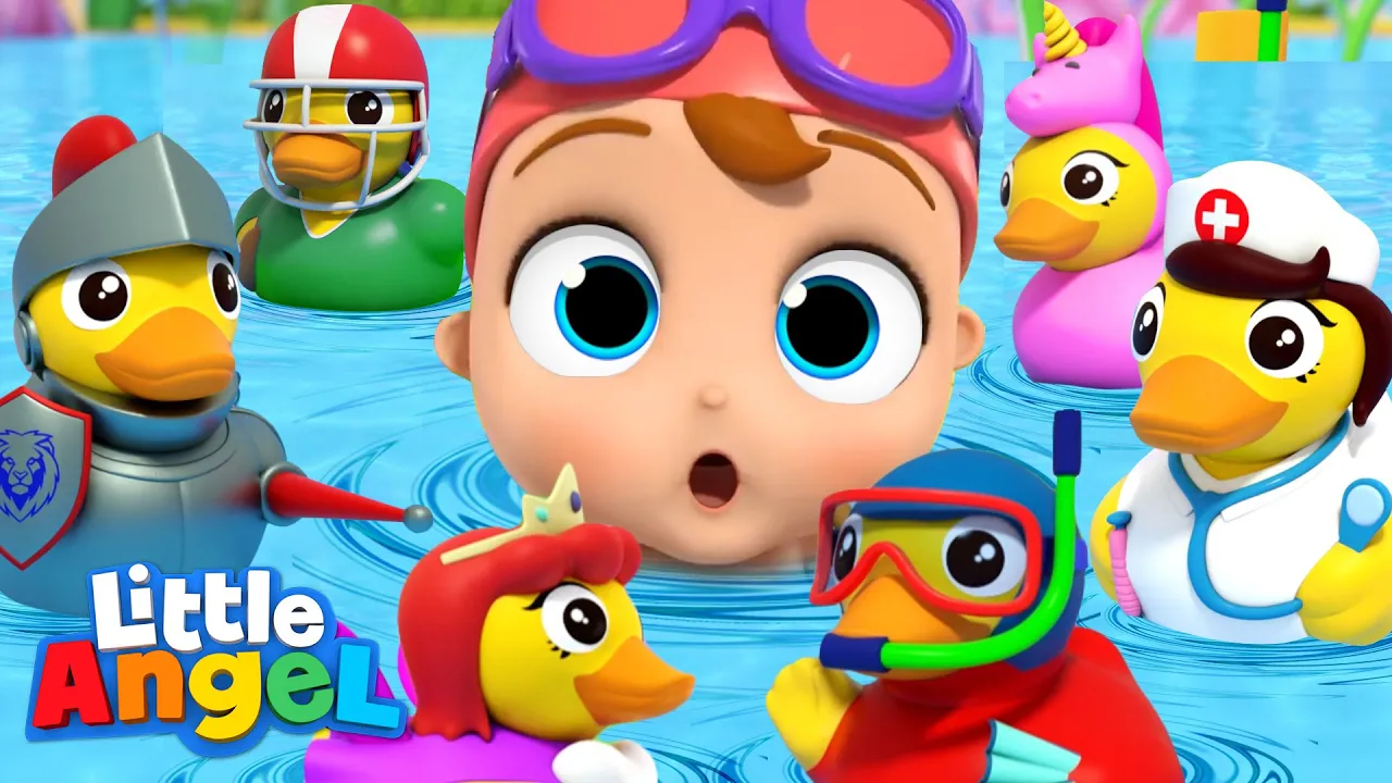 Ten Little Ducks | Little Angel Kids Songs & Nursery Rhymes