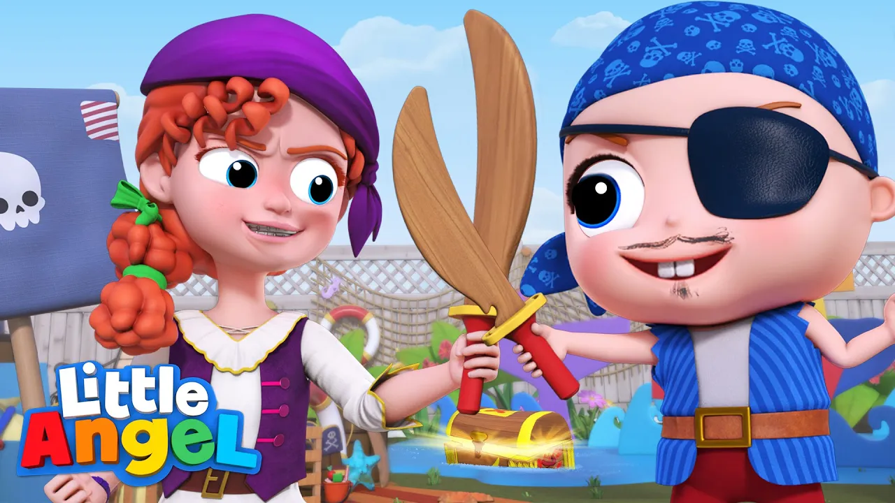 I Love My Babysitter! | Little Angel Kids Songs & Nursery Rhymes background