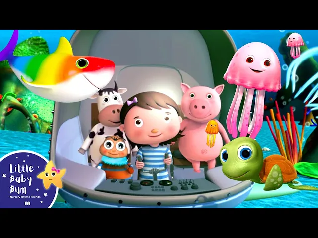 A Sailor Went To Sea Sea Sea | Nursery Rhymes & Kids Songs | Learn with Little Baby Bum background