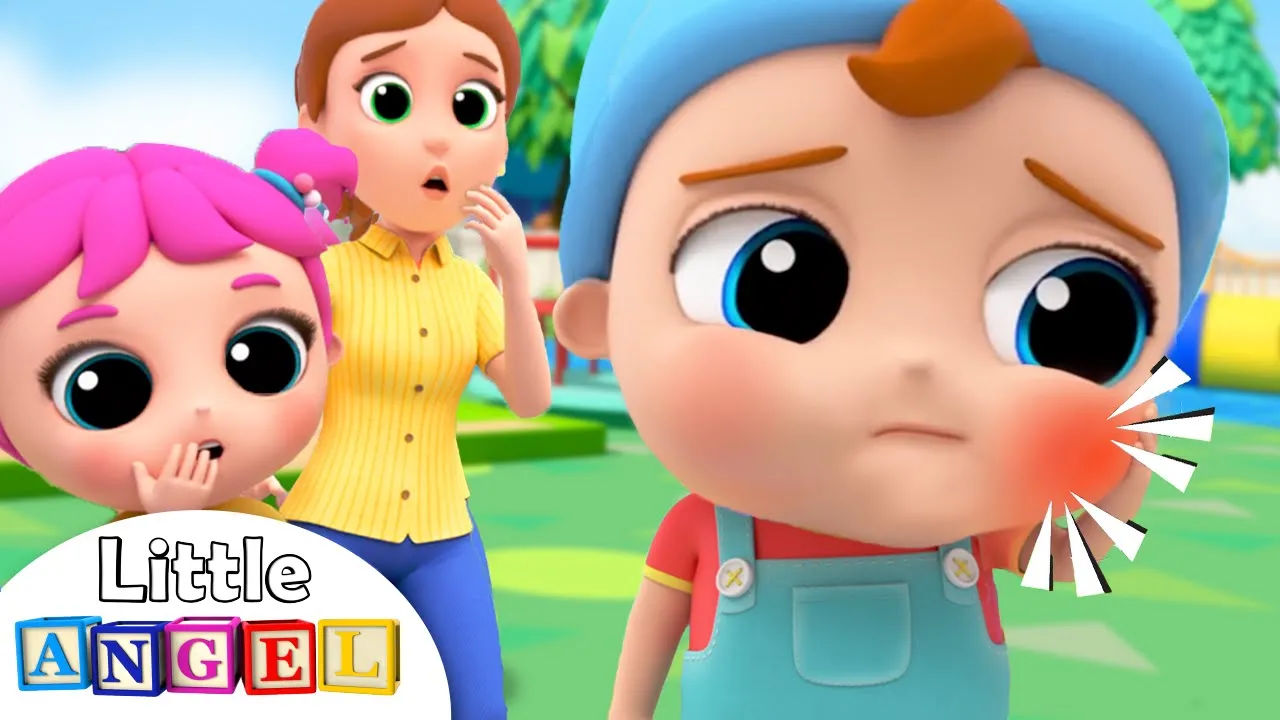 Baby John's Got A Toothache! | Little Angel Nursery Rhymes & Kids Songs background
