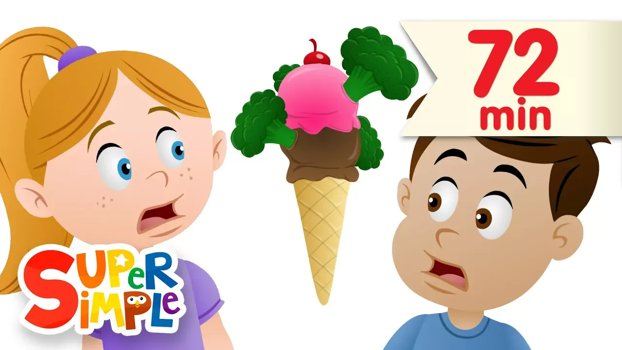 Do You Like Broccoli Ice Cream + More | Nursery Rhymes | Super Simple Songs