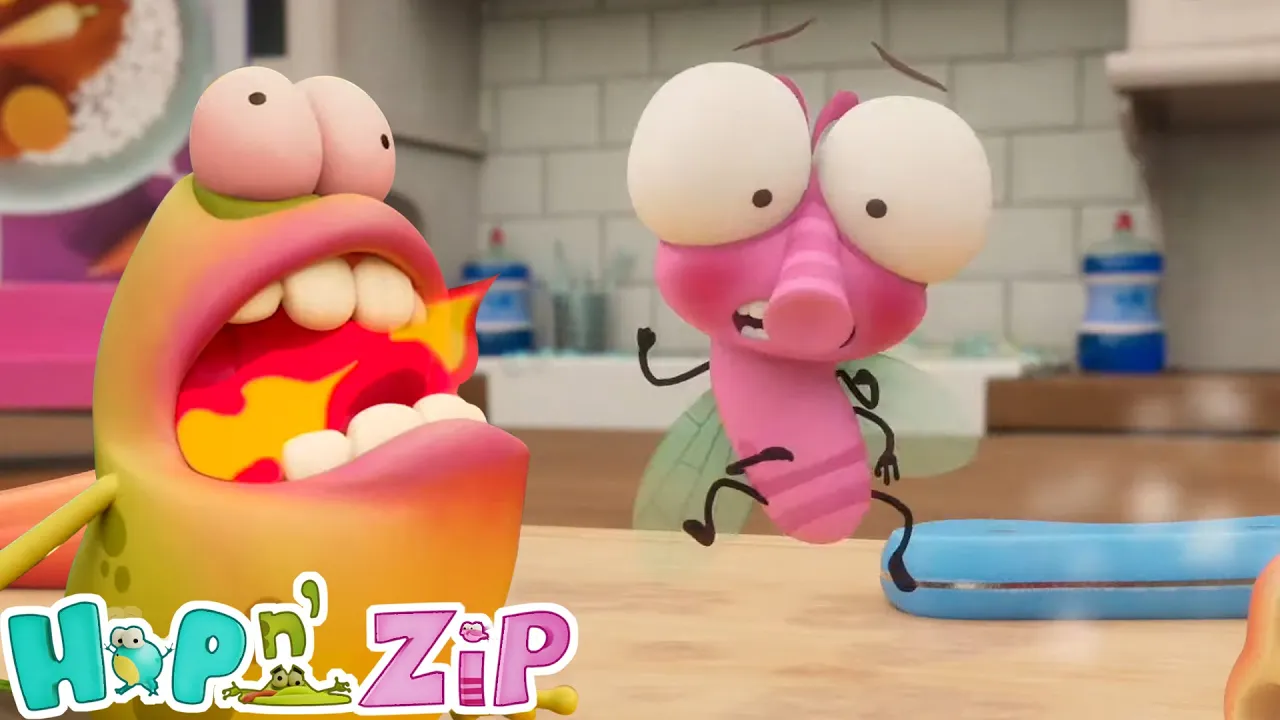 Too Hop To Handle - Funny Comedy Cartoon Video for Toddlers by Hop & Zip background