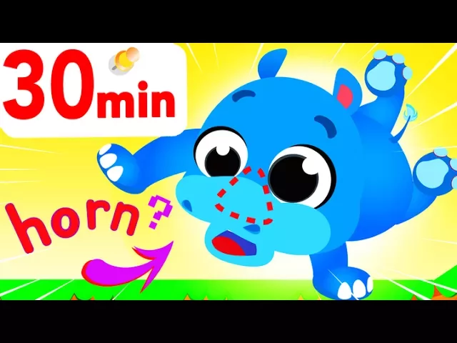 Where Is My Horn Cars, Trucks, Animals, Puppy and more Children songs by Little Angel