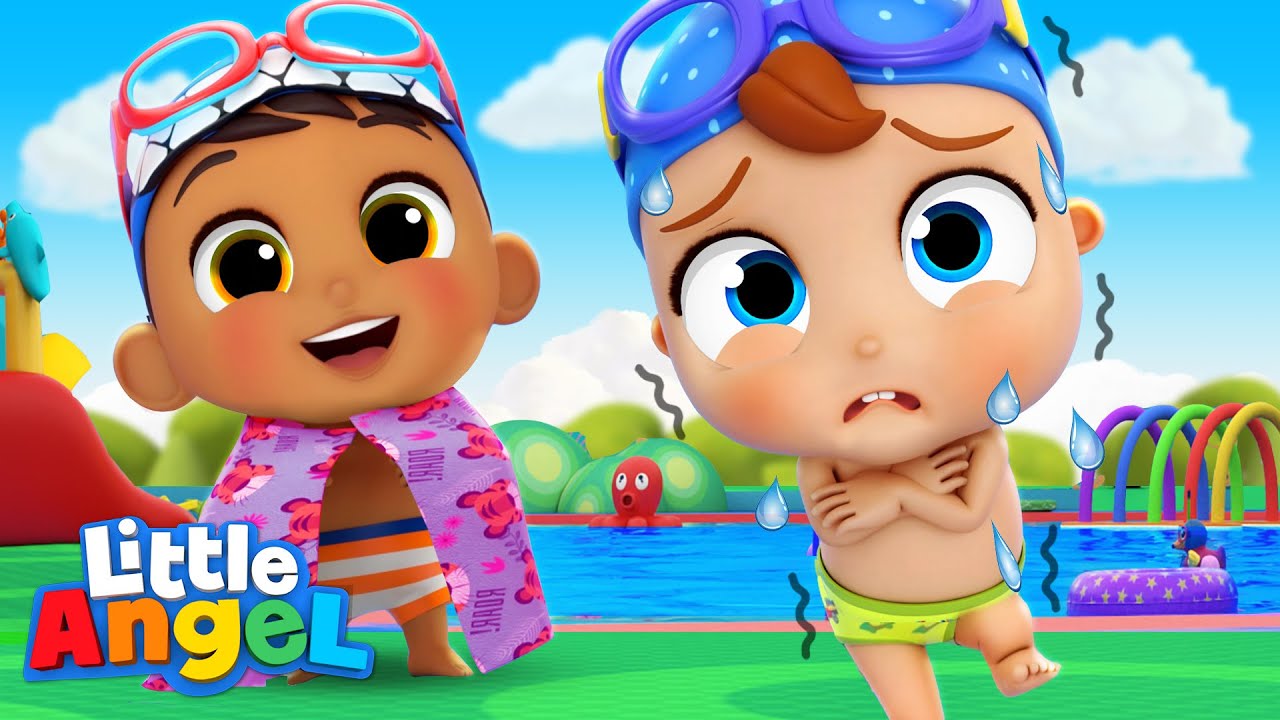 Play Nice at the Pool | Little Angel Kids Songs & Nursery Rhymes background