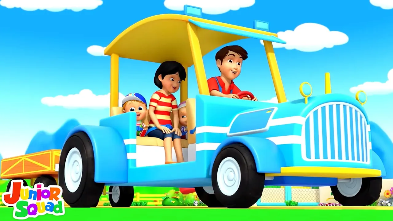 Wheels On The Tractor Song & More Nursery Rhymes by Kids Tv