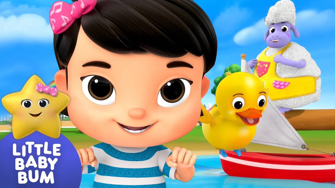 Row, row, row your boat | Little Baby Bum - Nursery Rhymes for Kids | Bed Time! background