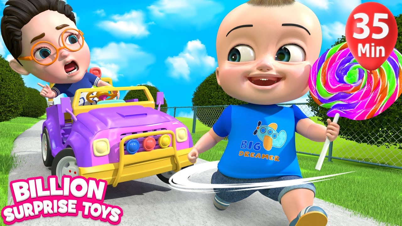 Kids Riding Toy Car - BST Kids Stories
