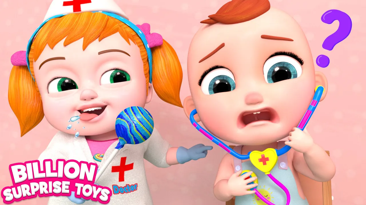 Baby Got a Boo-Boo! BillionSurpriseToys Nursery Rhymes, Kids Songs