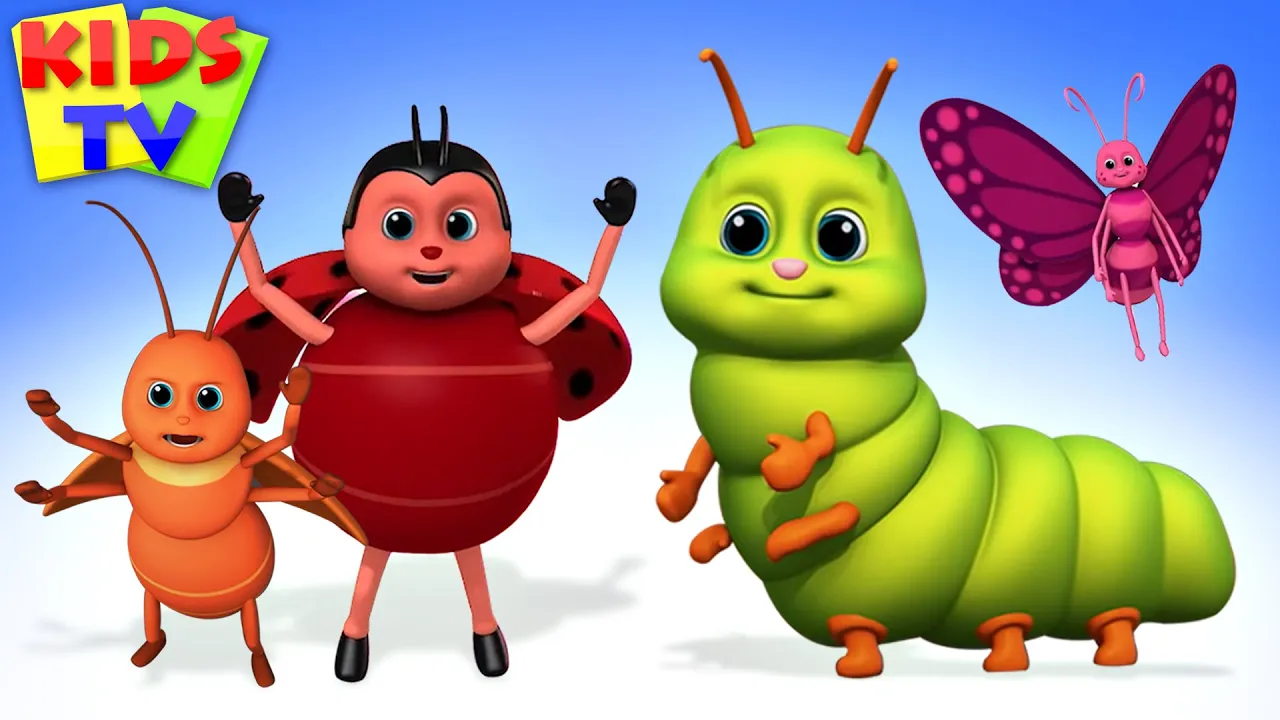 Bugs Bugs Bugs Song | Insect song | Creepy Crawly Bugs from Kids Tv background