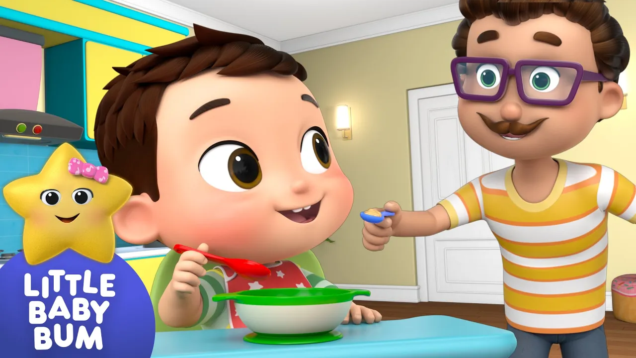 Baby Meal! Planes, Trains & Automobiles! | Little Baby Bum - Nursery Rhymes for Kids | Meal Time! background