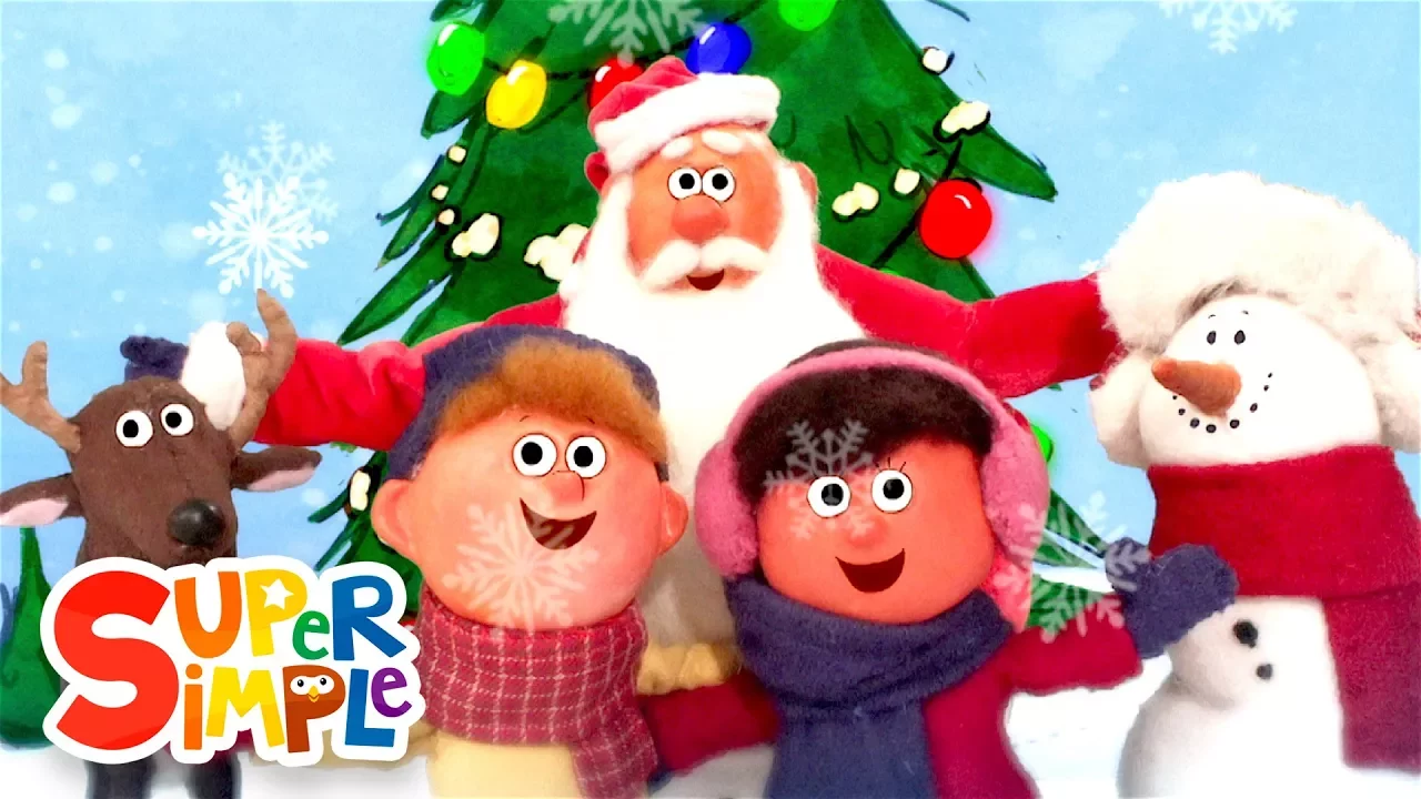 Hello, Reindeer | Children's Christmas Song | Super Simple Songs background